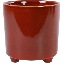 Plastona Κασπώ Κεραμικό Κόκκινο 13.5x14cm