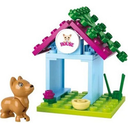 Sluban Τουβλάκια Girls Dream Dog House M38-B0513 18τμχ