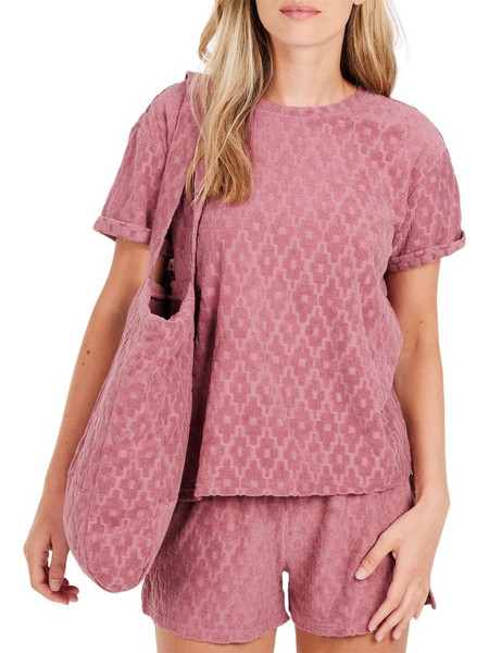 PROTEST PRTTERRY W T-SHIRT DECO PINK