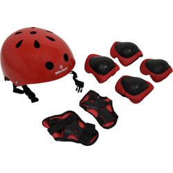 Bebe stars παιδικό σετ προστατευτικών για rollers κόκκινο 669-180