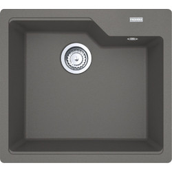 Franke Urban UBG 610-56 Stone Grey Ένθετος Νεροχύτης Γρανίτη 56x50cm