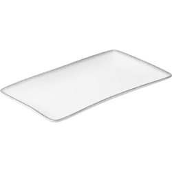 Πιατέλα Ορθογώνια Estia Pearl Πορσελάνινη 31x21cm White 07-15435