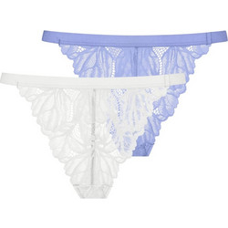 Dorina Trisha Γυναικεία String με Δαντέλα 2Pack FXST0015LA125-2X0380