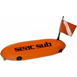 Σημαδούρα Μακρόστενη Seac Sub BOA SILURO Πορτοκαλί 0950011