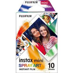 Fujifilm Color Instax Mini Instant Spray Art (10 Exposures)