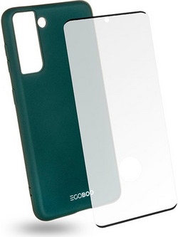 EGOBOO backcover for Samsung S21 Ultra, Ruby + Tempered Glass