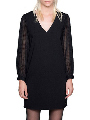 Deeluxe Mini Φόρεμα για Γάμο / Βάπτιση Μαύρο W19211-BLK