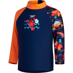 SPEEDO BOYS DIGITAL LONG SLEEVE RASH TOP 8-00384316830 Μπλε