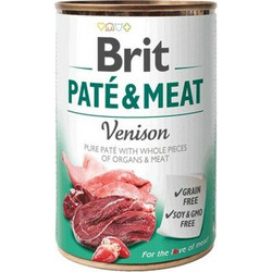 Brit Pate & Meat Adult Grain Free with Venison 400gr