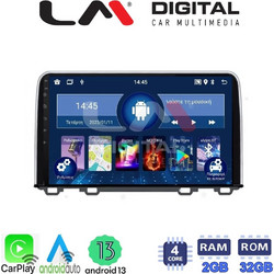 LM Digital ZN4813 Ηχοσύστημα Αυτοκινήτου με Οθόνη Αφής USB Bluetooth & GPS
