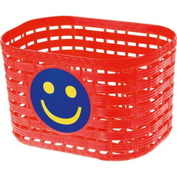 Καλάθι παιδικού ποδηλάτου | M WAVE | Happy Face | Κόκκινο