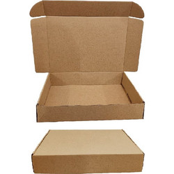 Κουτί Αποστολής Χάρτινο 32x23x6cm Κραφτ - Συσκευασία 100 Τεμαχίων