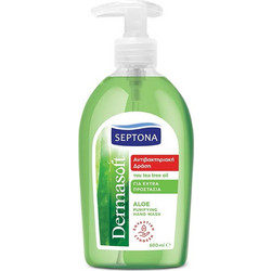 Septona Dermasoft Aloe Αντισηπτικό Κρεμοσάπουνο 600ml