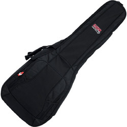 Gator GB-4G-ACOUELECT Θήκη Ακουστικής & Ηλεκτρικής Κιθάρας Μαύρη με Επένδυση