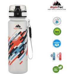 AlpinPro Alpintec Inlay Sport Παιδικό Μπουκάλι Πλαστικό BPA Free Λευκό 500ml