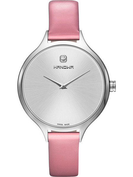Hanowa Glossy Γυναικείο Ρολόι με Ροζ Δερμάτινο Λουράκι 16-6058.04.001.04