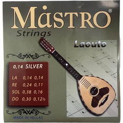 Mastro Σετ 8 Χορδές Λαούτου Silver Plated Copper 17" 3/4