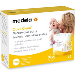 Medela Quick Clean(TM) Σακουλάκια Αποστείρωσης Φούρνου Μικροκυμάτων 5 Τεμάχια