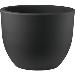 Γλάστρα πλαστική Rotational σειρά Eggy 400lt φ100xΥ77cm ανθρακί VECA made in Italy c484870