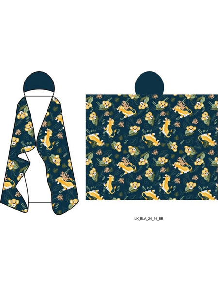 LION KING - Hooded Blanket 120x150cm