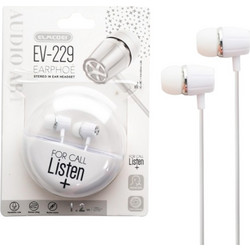 EV-229 Handsfree In-Ear 3.5mm White