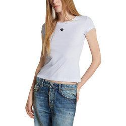 MAPLE FEAT SLIM FIT T-SHIRT WOMEN DSQUARED2
