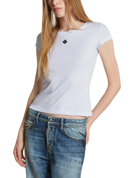 MAPLE FEAT SLIM FIT T-SHIRT WOMEN DSQUARED2