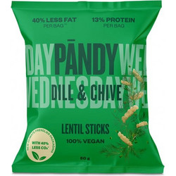 PANDY LENTIL SNACKS DILL & CHIVE 50g