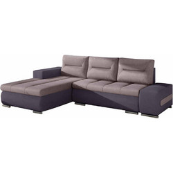 PoliHome Otto Γωνιακός Καναπές Αριστερή Γωνία Μωβ 275x180x85cm 16550449