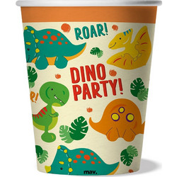 Ποτήρια πάρτυ Dino Party (8 τεμ)