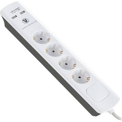 BULLE ΠΟΛΥΠΡΙΖΟ ΜΕ ΠΡΟΣΤΑΣΙΑ 4 ΘΕΣΕΩΝ 1,5m +2x USB 607048