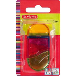 HERLITZ Βαρελάκι με Γόμα-Ξύστρα Blister με 1τμχ - Συσκευασία 6τμχ