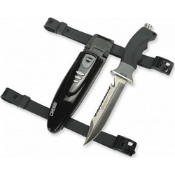 Cressi Μαχαίρι Κατάδυσης με Λεπίδα 14εκ. Borg RC559100