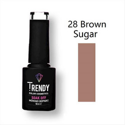 Trendy Soak Off 28 Brown Sugar Ημιμόνιμο Βερνίκι Νυχιών 6ml