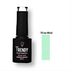 Trendy Soak Off 78 Ice Mind Ημιμόνιμο Βερνίκι Νυχιών 6ml