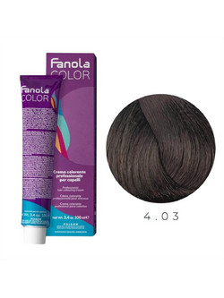 Fanola Croma Color 4.03 Μόνιμη Βαφή Μαλλιών 100ml