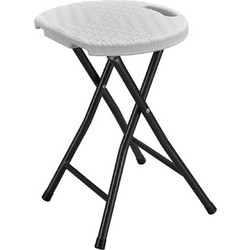 Πτυσσόμενο Σκαμπό Catering Λευκό 33x29x46cm 31-30766
