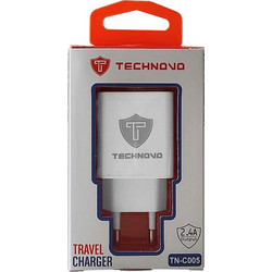 Technovo Φορτιστής Χωρίς Καλώδιο με Θύρα USB-C 20W White TN-C008
