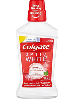 Colgate Optic White Στοματικό Διάλυμα για Λεύκανση 500ml