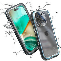 Θήκη Catalyst Αδιάβροχη προστασίας Total Protection για APPLE iPhone 16 Pro 6.3 2024 - ΜΑΥΡΟ - CATIPHO16BLKMP