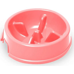PetMax Slow Food Bowl - Μπολ Αργού Ταΐσματος Σκύλων - Ροζ