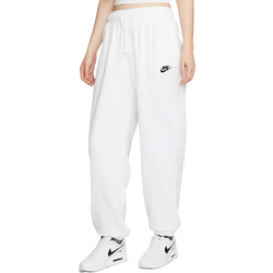 Nike NSW Club Γυναικείο Παντελόνι Φόρμας Fleece με Λάστιχο Λευκό DQ5800-100