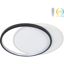 Φωτιστικό οροφής LED 53W 46Χ39Χ5,5 εκ. μαύρο με controller - GLOBOBOX 602175-602175-Μαύρο 602175