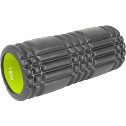 AMILA Foam Roller Plexus Φ14x33cm Μαύρο/Λάιμ 96822 AMILA