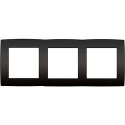 Πλαίσιο Διακόπτη 3 Θέσεων Prime 1000119205 Anthracite Aca