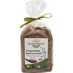 Λιναρόσπορος καφέ κοπανιστός Physis ambrosia 250gr - physis ambrosia