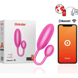 Oninder Denver Vibrating Egg Δονητής Egg για Ζευγάρια με App Control Ροζ
