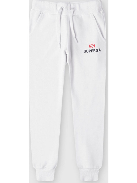 Superga Παιδικό Παντελόνι Φόρμας Λευκό SZ208-0261