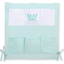 Cot tidy- Little Prince/Princess mint