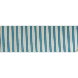 Ψάθα Παραλίας Ρολλό Ριγέ Πλαστική 180x60cm TNS - Γαλάζιο
